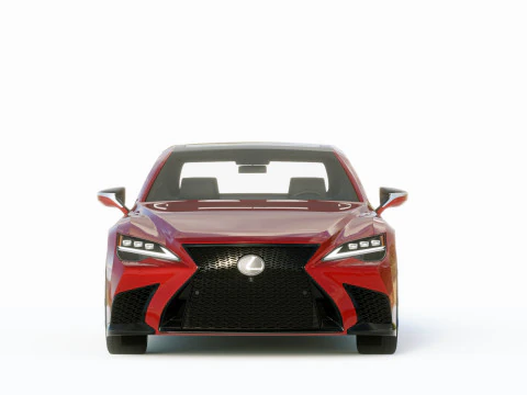 Lexus LS500H F Sport 2021 3D Model