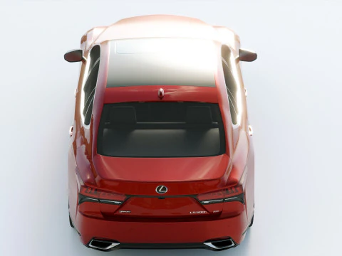 Lexus LS500H F Sport 2021 3D Model