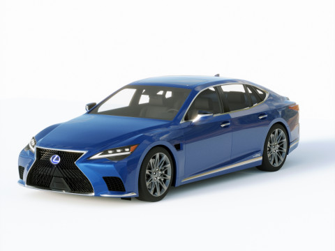 Lexus LS 2021 3D Model