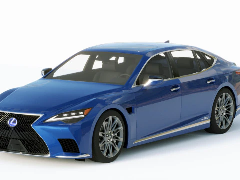 Lexus LS 2021 3D Model