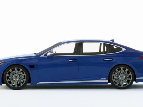 Lexus LS 2021 3D Model