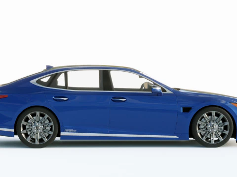Lexus LS 2021 3D Model