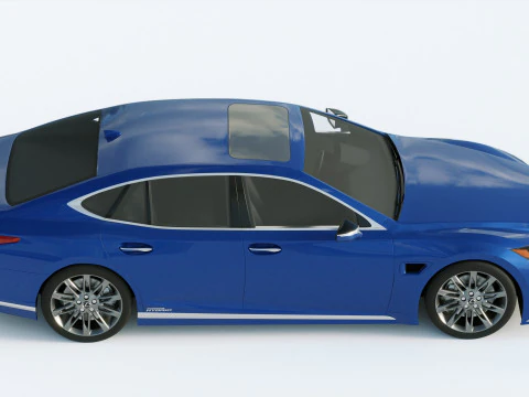 Lexus LS 2021 3D Model