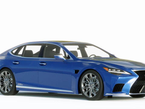 Lexus LS 2021 3D Model