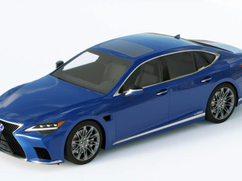 Lexus LS 2021 3D Model