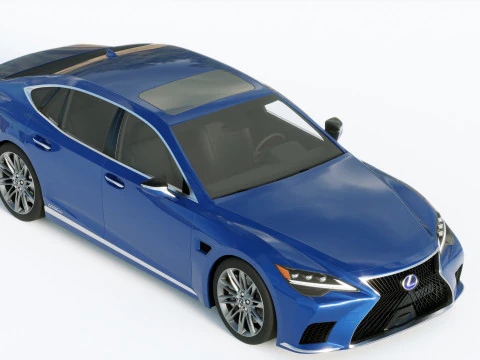 Lexus LS 2021 3D Model