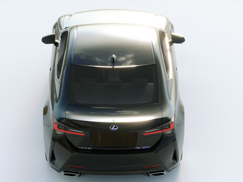 Lexus RC 2019 3D Model
