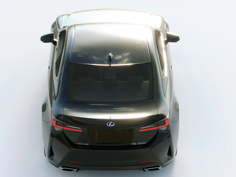 Lexus RC 2019 3D Model