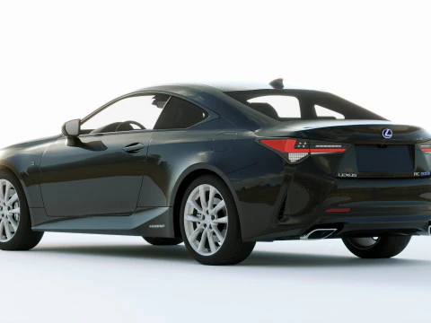 Lexus RC 2019 3D Model
