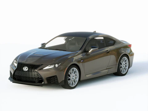 Lexus RC F 2020 3D Model