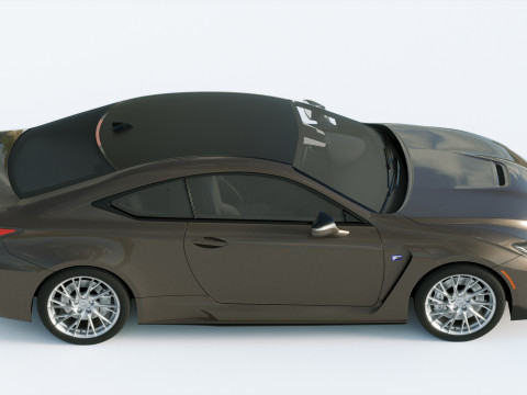 Lexus RC F 2020 3D Model