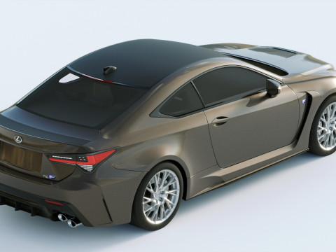 Lexus RC F 2020 3D Model