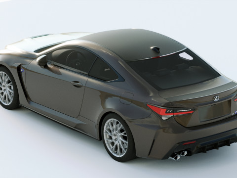 Lexus RC F 2020 3D Model
