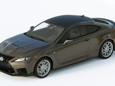Lexus RC F 2020 3D Model