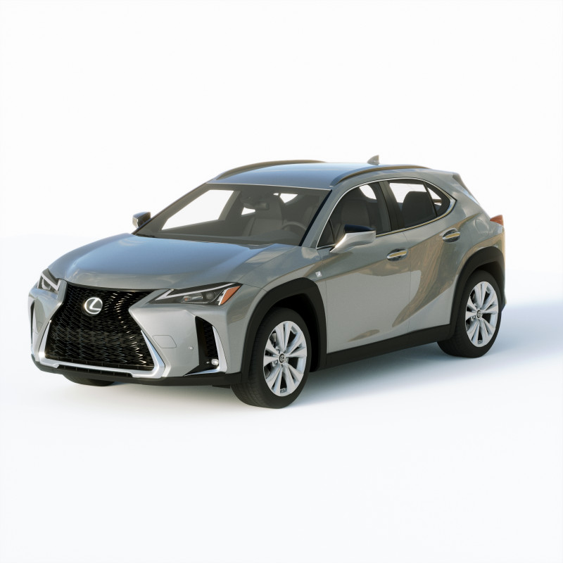 Lexus UX 2019 3D Model .c4d .max .obj .3ds .fbx .stl .blend 