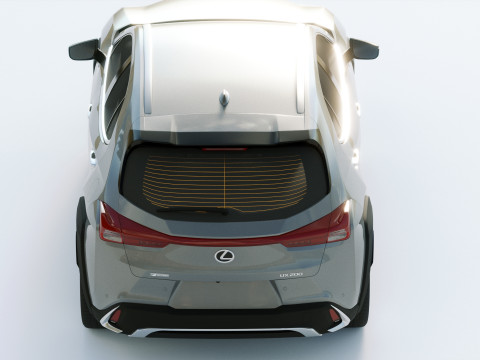 Lexus UX 2019 3D Model