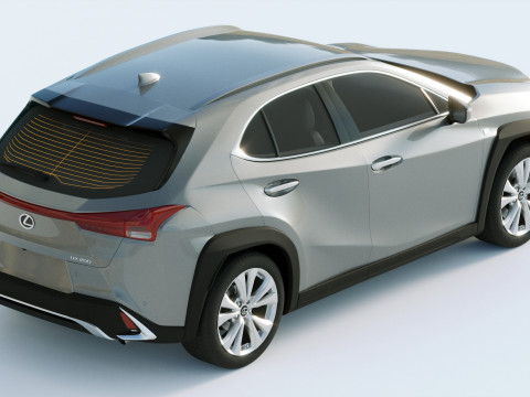 Lexus UX 2019 3D Model