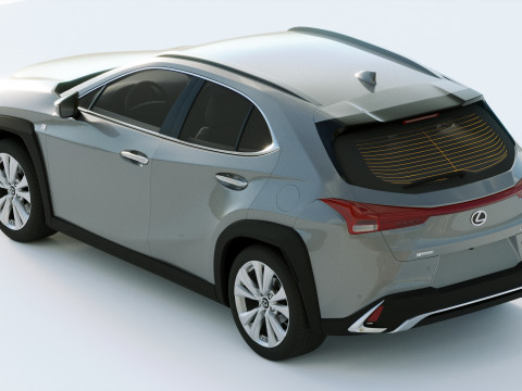 Lexus UX 2019 3D Model