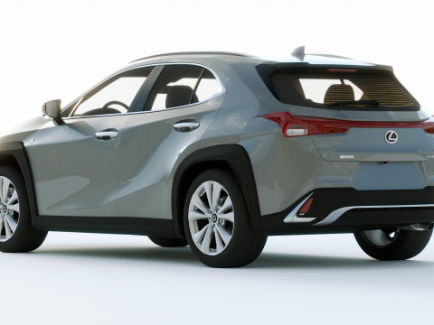 Lexus UX 2019 3D Model