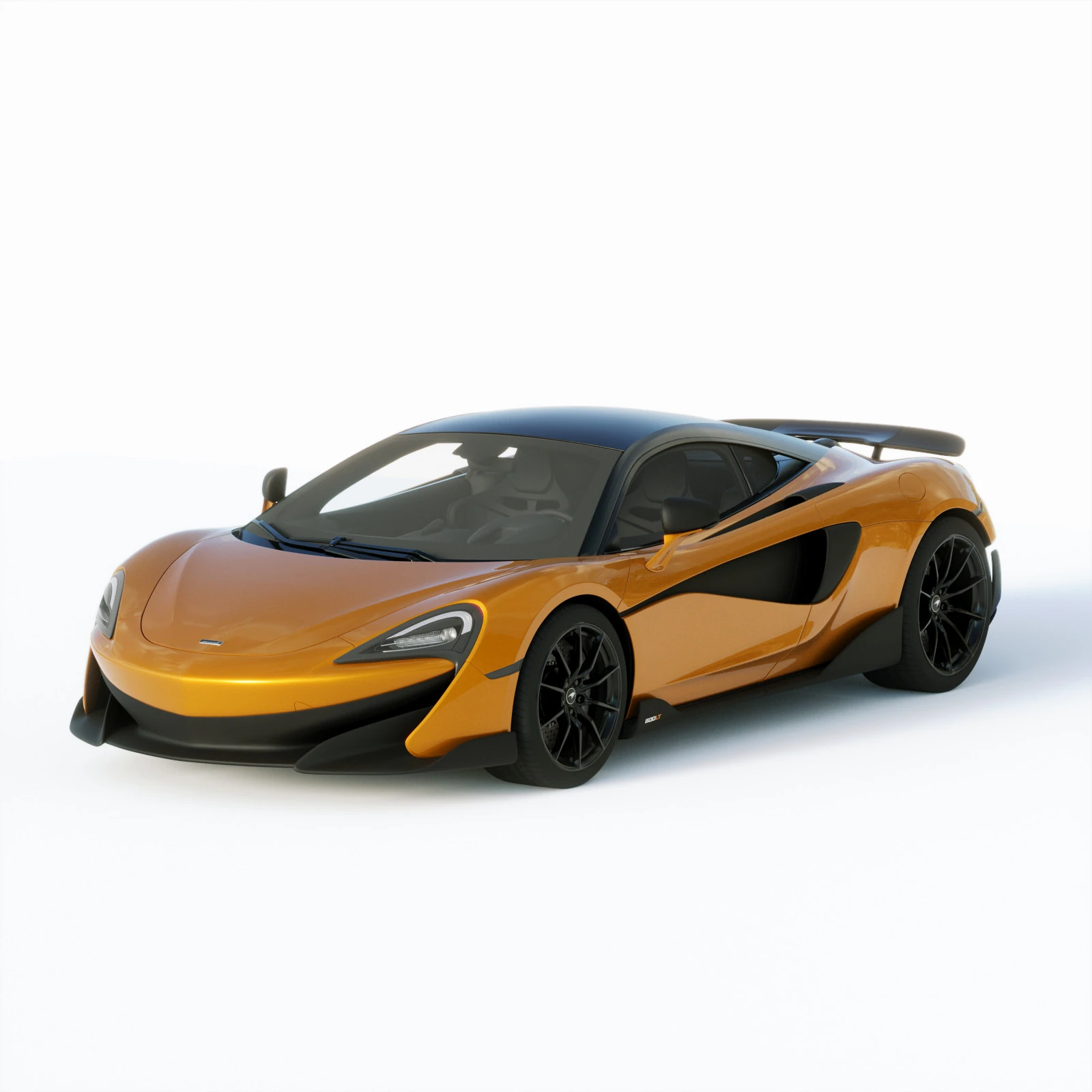 Mclaren 600LT 2019 3D Model .c4d .max .obj .3ds .fbx .stl .blend 