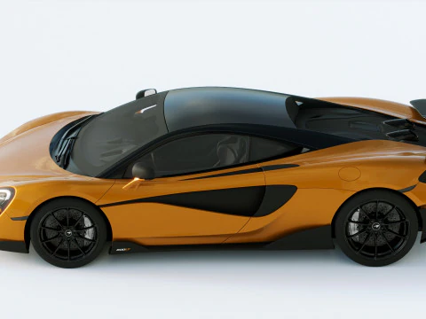 Mclaren 600LT 2019 3D Model
