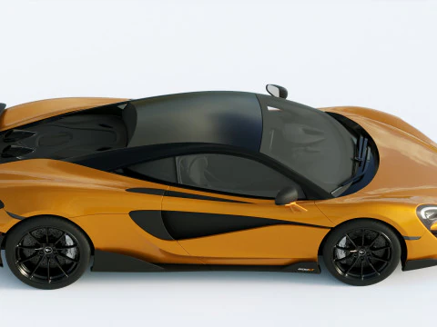 Mclaren 600LT 2019 3D Model