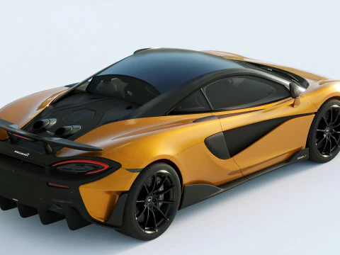 Mclaren 600LT 2019 3D Model
