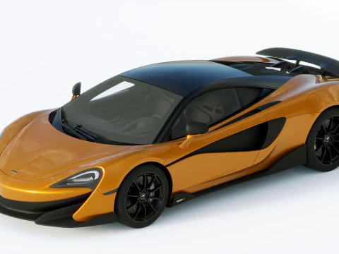 Mclaren 600LT 2019 3D Model