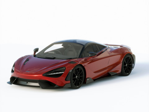 Mclaren 765LT 2021 3D Model