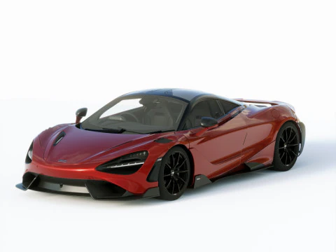 Mclaren 765LT 2021 3D Model