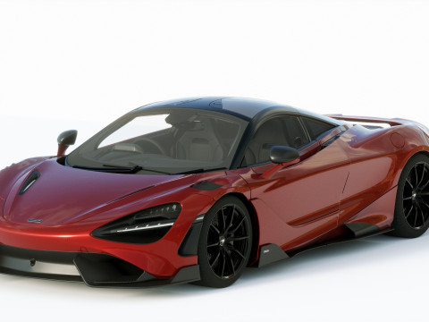 Mclaren 765LT 2021 3D Model