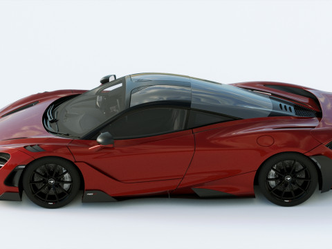 Mclaren 765LT 2021 3D Model