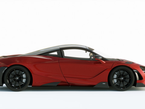 Mclaren 765LT 2021 3D Model