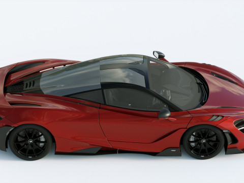 Mclaren 765LT 2021 3D Model