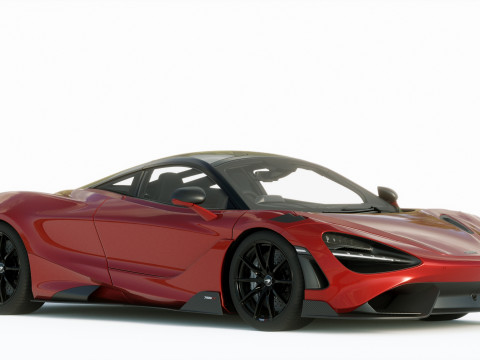 Mclaren 765LT 2021 3D Model