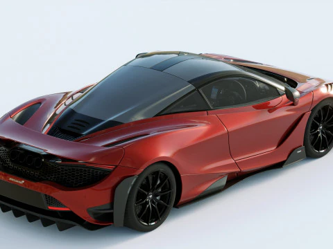 Mclaren 765LT 2021 3D Model