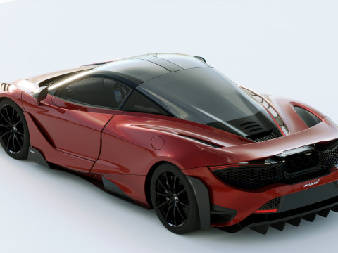 Mclaren 765LT 2021 3D Model