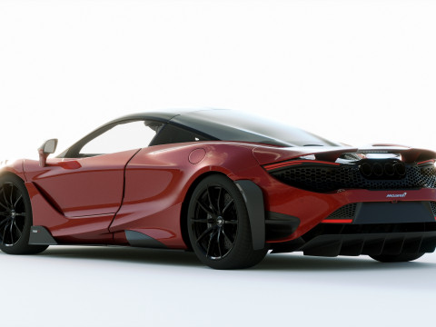 Mclaren 765LT 2021 3D Model