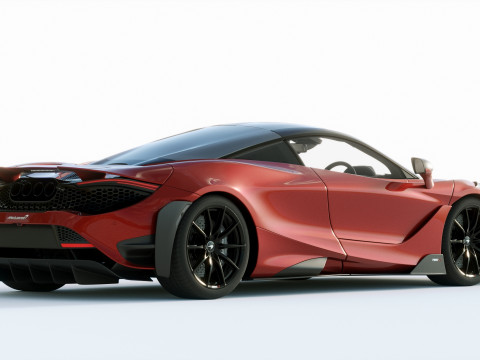 Mclaren 765LT 2021 3D Model