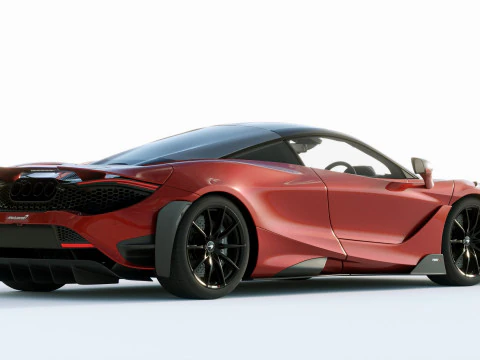 Mclaren 765LT 2021 3D Model