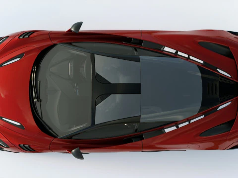 Mclaren 765LT 2021 3D Model