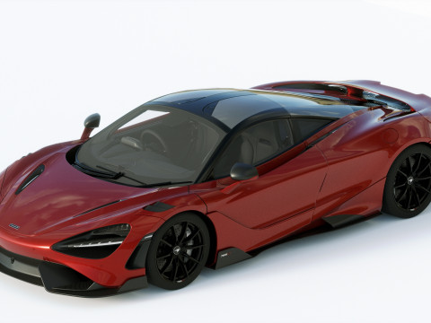 Mclaren 765LT 2021 3D Model