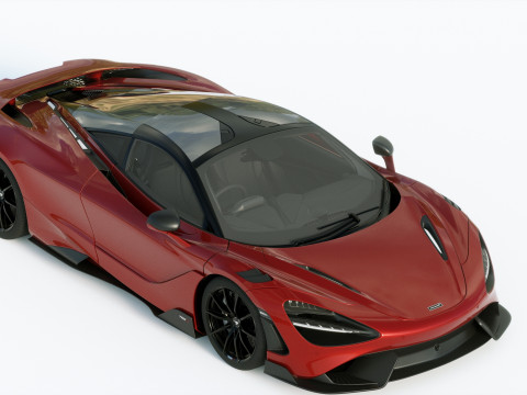 Mclaren 765LT 2021 3D Model