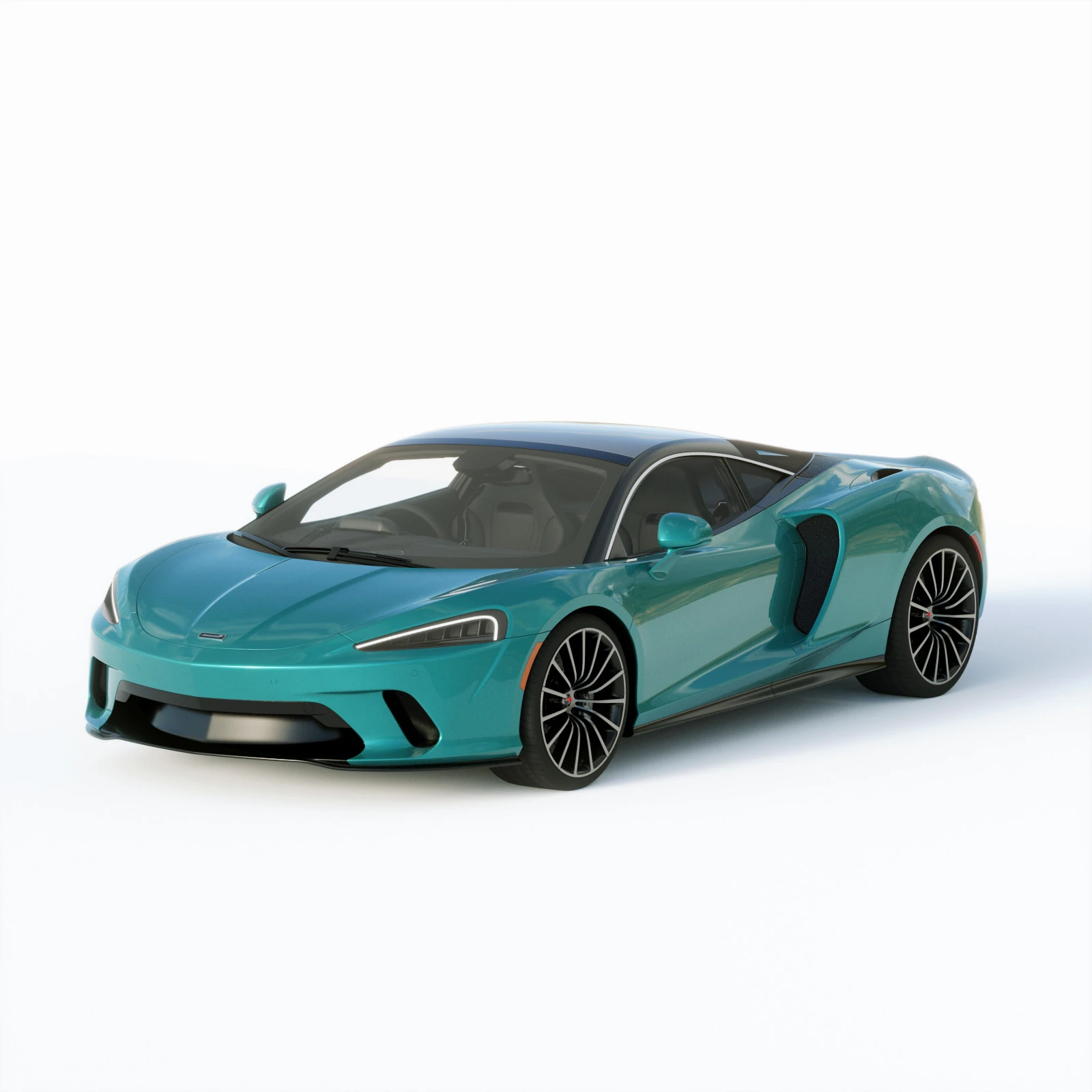 Mclaren GT 2020 3D Model .c4d .max .obj .3ds .fbx .stl .blend 