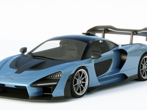 Mclaren Senna 2019 3D Model