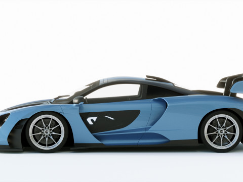 Mclaren Senna 2019 3D Model