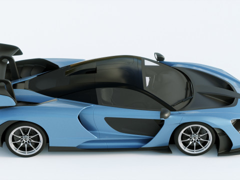 Mclaren Senna 2019 3D Model