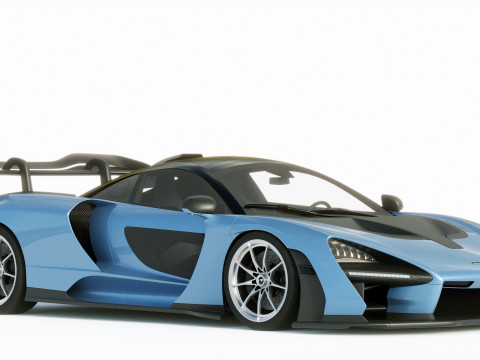 Mclaren Senna 2019 3D Model