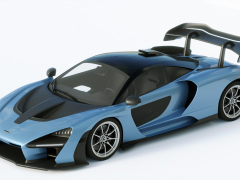 Mclaren Senna 2019 3D Model
