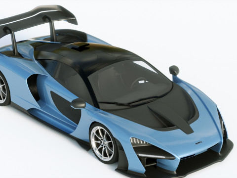 Mclaren Senna 2019 3D Model